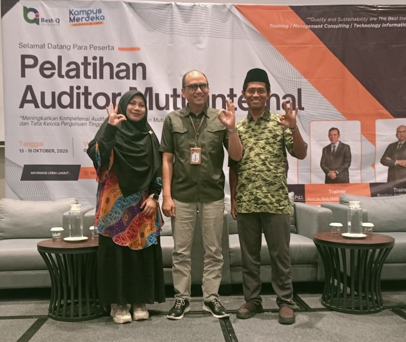 Dua Utusan STAI Al Amanah Al-Gontory Lulus & Kompeten sebagai Auditor Mutu Internal, Ini Kesan Pesan Trainer Best Q Institute